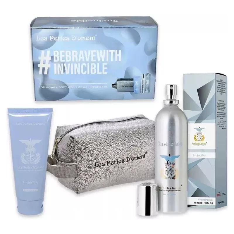 Les Perles D'orient Invincible - Confezione Regalo Uomo - 150ml Les Perles D'orient Invincible - Confezione Regalo Uomo - 150ml