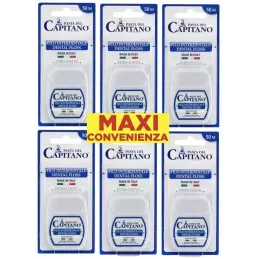 Pasta del Capitano - Filo interdentale cerato - 6x50mt