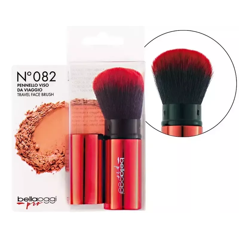 Bellaoggi - Pennello da viaggio per il Viso n°082 - Profumeria Italia Bellaoggi - Pennello da viaggio per il Viso n°082 - Profumeria Italia