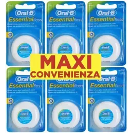 Oral B - Essential Floss Filo interdentale cerato - 6x50mt