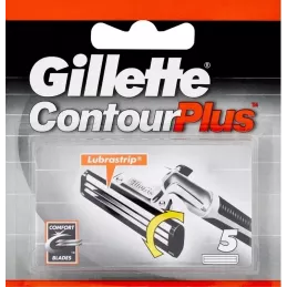 Gillette Contour Plus - 5 Lame di Ricambio - Profumeria Italia