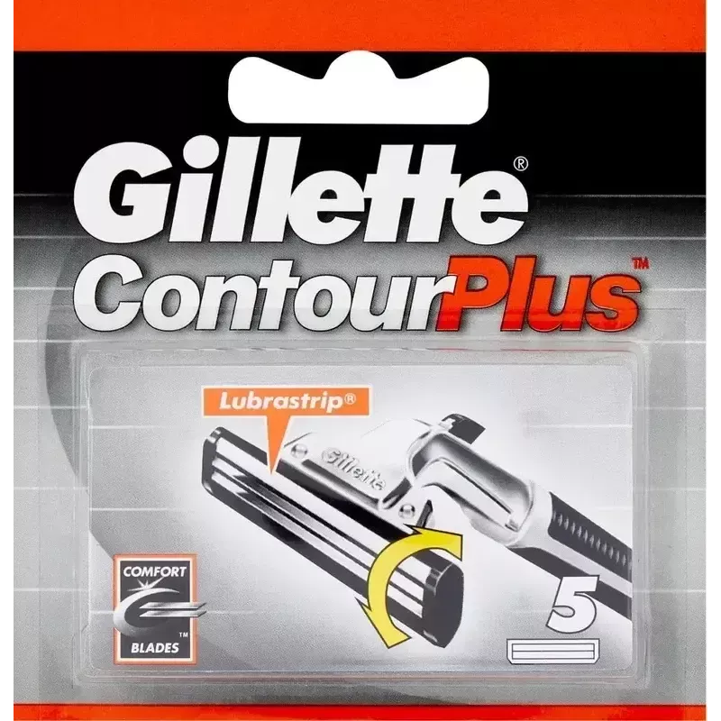 Gillette Contour Plus - 5 Lame di Ricambio - Profumeria Italia Gillette Contour Plus - 5 Lame di Ricambio - Profumeria Italia