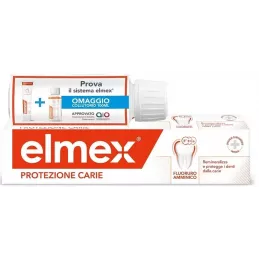 Elmex Dentifricio Protezione Carie 75ml con Collutorio 100ml