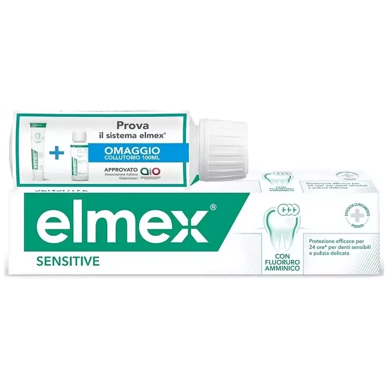 Elmex Sensitive - Dentifricio 75ml + Collutorio 100ml