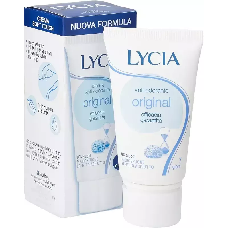 Lycia Deodorante in crema Original 30ml - Profumeria Italia Lycia Deodorante in crema Original 30ml - Profumeria Italia