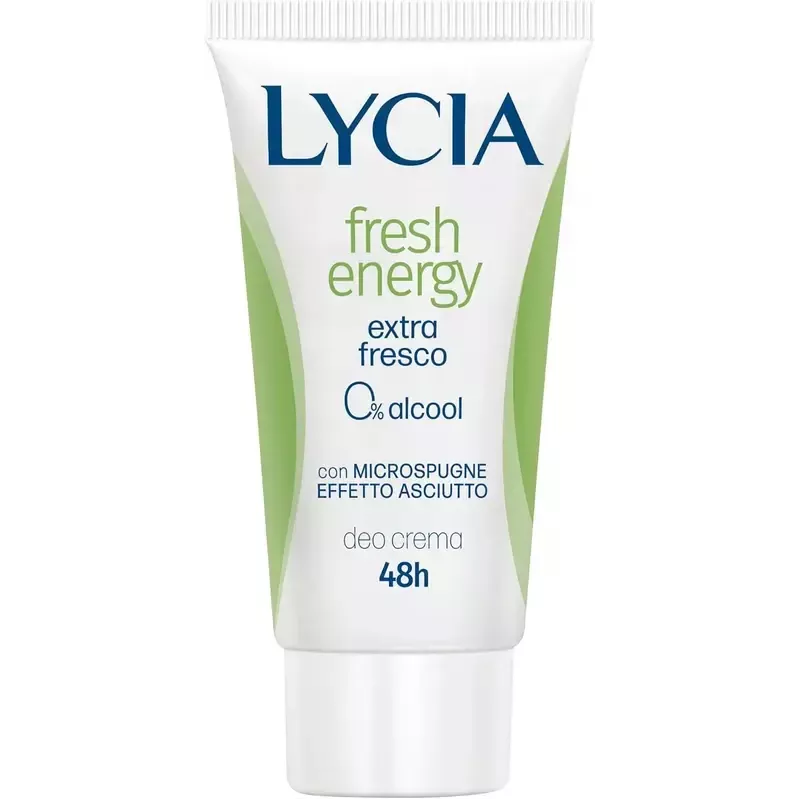 Lycia Deodorante in crema Fresh Energy 40ml - Profumeria Italia Lycia Deodorante in crema Fresh Energy 40ml - Profumeria Italia