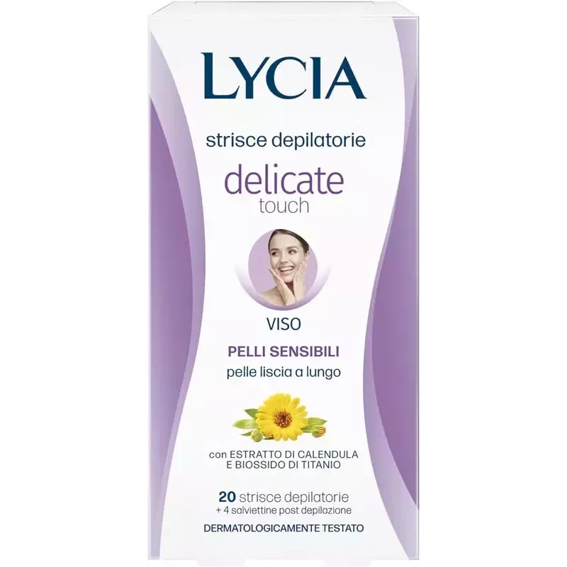 Lycia Strisce Depilatorie Delicate Touch - Viso - Profumeria Italia