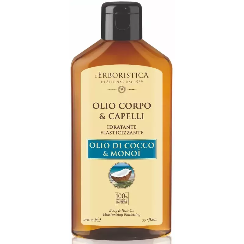 L´Erboristica - Olio corpo & capelli cocco monoi 200ml L´Erboristica - Olio corpo & capelli cocco monoi 200ml