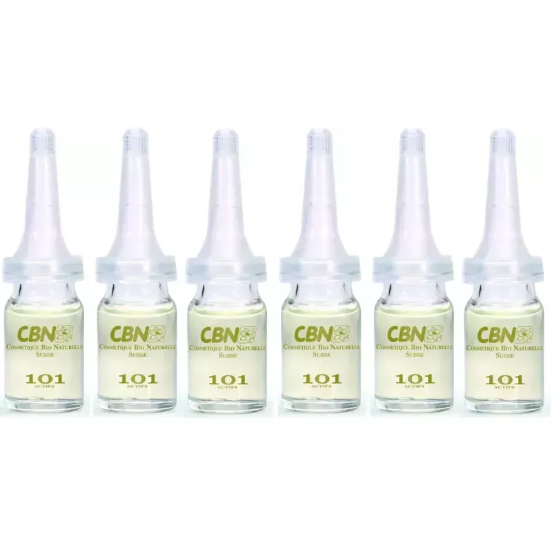 Cbn 101 Actifs Ampoules - Trattamento Antirughe - fiale  6x6ml Cbn 101 Actifs Ampoules - Trattamento Antirughe - fiale  6x6ml