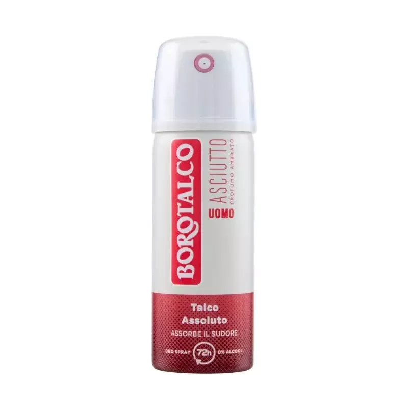 Borotalco Deodorante spray Uomo Ambrato 72h - Travel - 50ml Borotalco Deodorante spray Uomo Ambrato 72h - Travel - 50ml