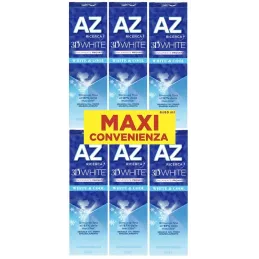 AZ 3D White White & Cool Dentifricio 6x65ml - Sorriso Bianco e Fresco