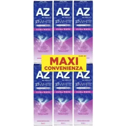 Az Dentifricio 3D Ultra White Sbiancante - 6x65ml