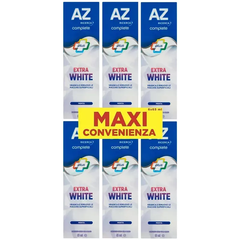 Az Dentifricio Complete Plus Extra White - 6x65ml Az Dentifricio Complete Plus Extra White - 6x65ml