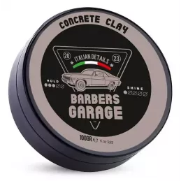 Barbers Garage Concrete Clay Cera Modellante per Capelli e Barba 100g