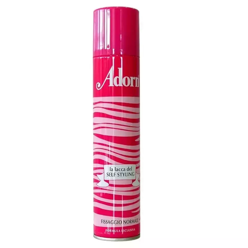 Adorn Lacca fissaggio normale 200ml – Lunga tenuta Adorn Lacca fissaggio normale 200ml – Lunga tenuta