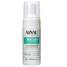 Arval D-Tox Micellar Mousse – Detergente viso e tonico 150ml