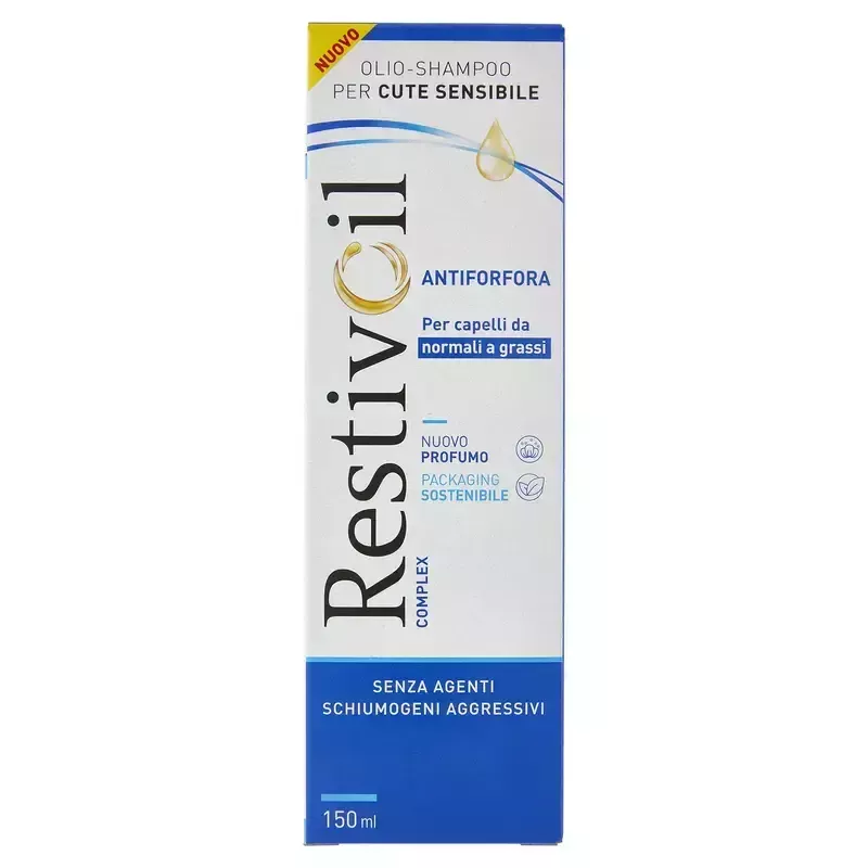 Restivoil Olio Shampoo Antiforfora 150ml - Profumeria Italia Restivoil Olio Shampoo Antiforfora 150ml - Profumeria Italia
