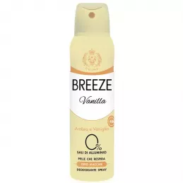 Breeze Deodorante Spray Ambra e Vaniglia 150ml