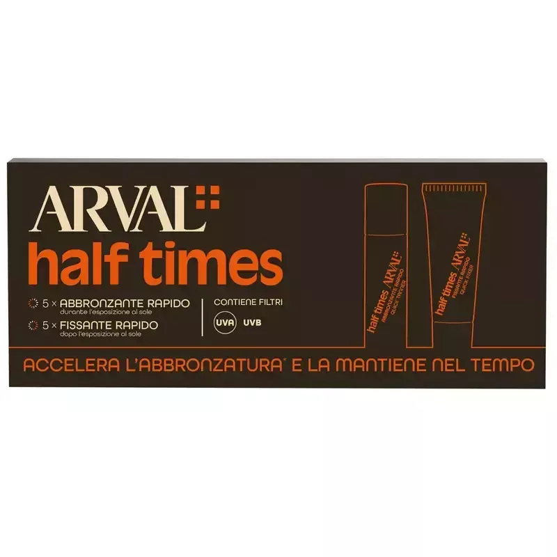 Arval Half Times – Abbronzante & Fissante Rapido 5 fl + 5 tb