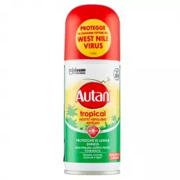 Autan Tropical Spray Secco 100ml – Protezione Zanzare