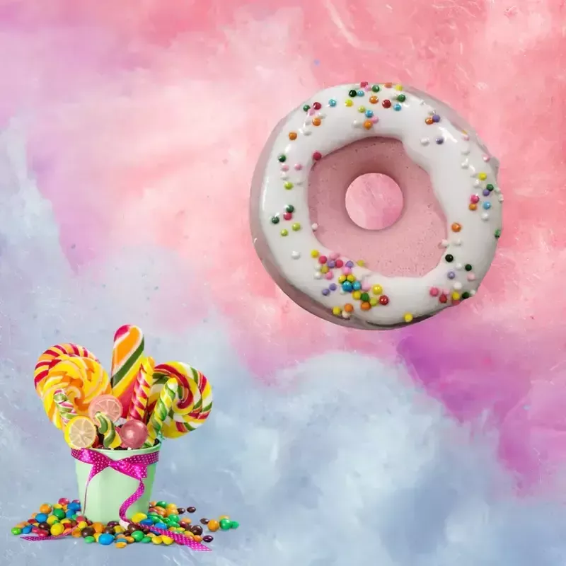 Bomba da Bagno Donut Milk Coconut – Pelle Morbida e Profumata Bomba da Bagno Donut Milk Coconut – Pelle Morbida e Profumata