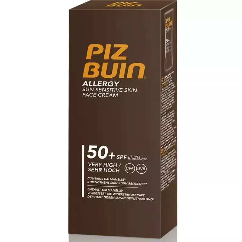 Piz Buin Allergy Face Cream Spf50 - Crema Solare Viso Pelli sensibili Piz Buin Allergy Face Cream Spf50 - Crema Solare Viso Pelli sensibili