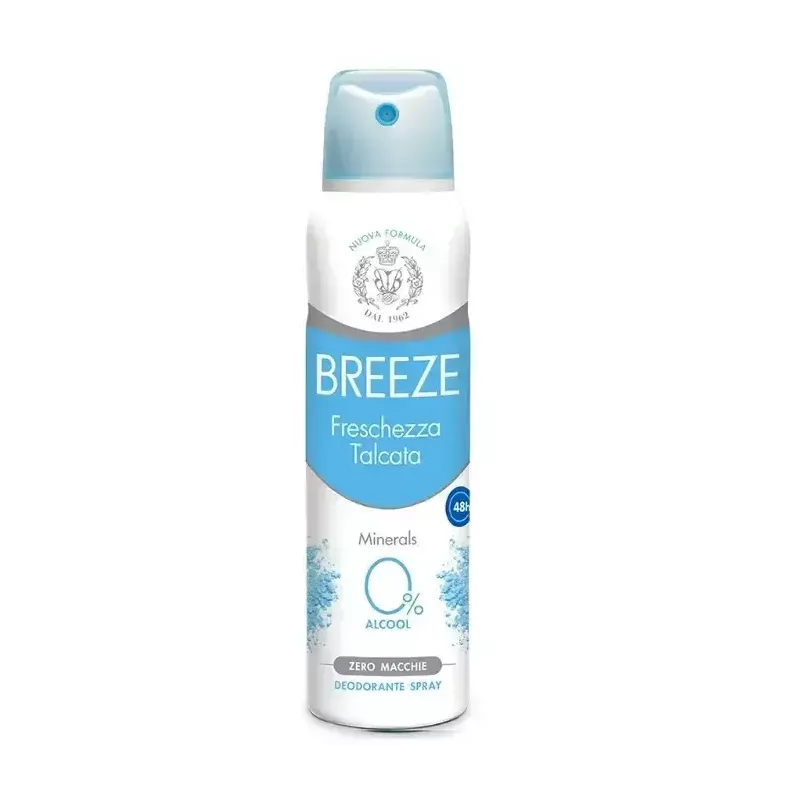 Breeze Freschezza Talcata Spray 150ml | Protezione 48h Breeze Freschezza Talcata Spray 150ml | Protezione 48h
