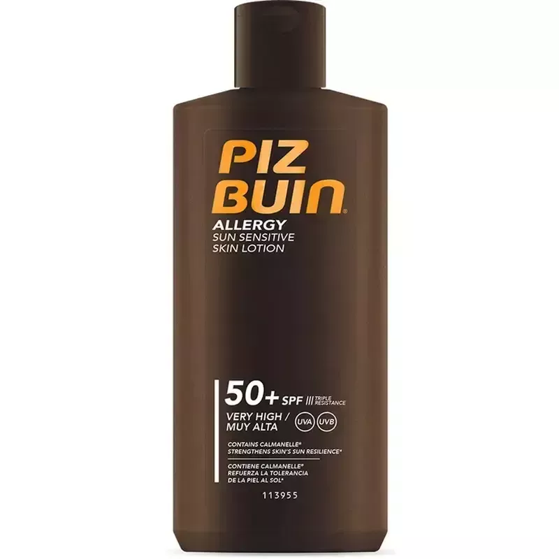 Piz Buin Allergy SPF50 Corpo 200ml – Solare per Pelli Sensibili