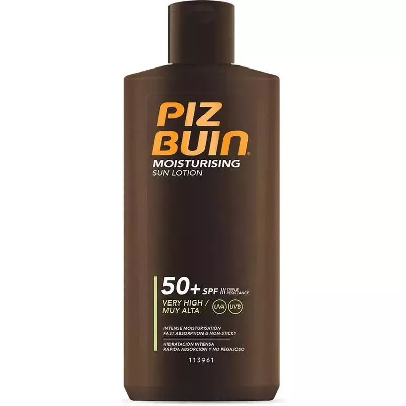 Latte Solare Piz Buin SPF 50: Alta Protezione e Idratazione