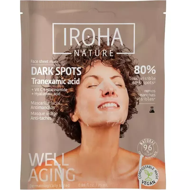 Maschera Viso Iroha Anti-Macchie con Niacinamide 25ml Maschera Viso Iroha Anti-Macchie con Niacinamide 25ml