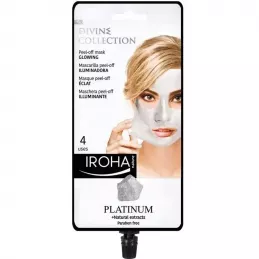 Iroha Maschera Peel-Off Platino 25ml – Pelle Luminosa