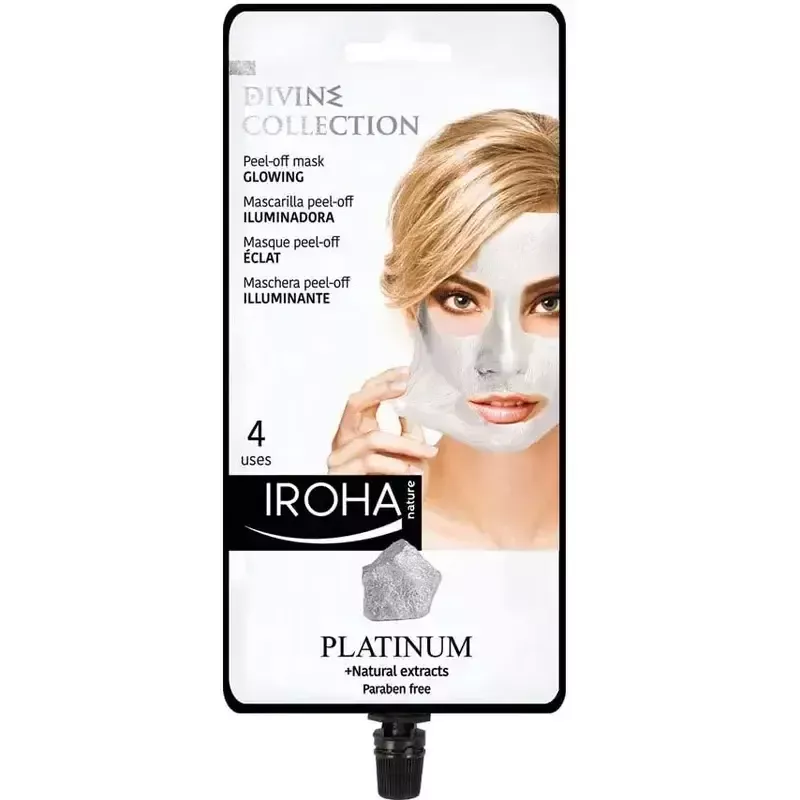 Iroha Maschera Peel-Off Platino 25ml – Pelle Luminosa Iroha Maschera Peel-Off Platino 25ml – Pelle Luminosa
