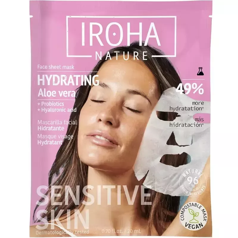 Maschera Idratante Iroha con Aloe e Acido Ialuronico 20ml Maschera Idratante Iroha con Aloe e Acido Ialuronico 20ml