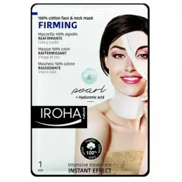 Iroha Maschera Rassodante Viso e Collo in Cotone 30ml