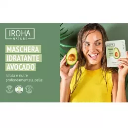 Maschera Viso Idratante Iroha con Avocado e Acido Ialuronico Maschera Viso Idratante Iroha con Avocado e Acido Ialuronico