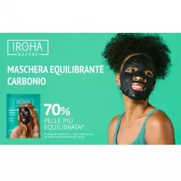 Maschera Purificante Viso Iroha al Carbone Attivo 23ml Maschera Purificante Viso Iroha al Carbone Attivo 23ml
