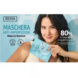Maschera Viso Iroha Anti-Brufoli con Niacinamide 20ml Maschera Viso Iroha Anti-Brufoli con Niacinamide 20ml