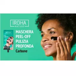 Maschera Viso Peel-Off al Carbone Iroha – Pori Puliti Maschera Viso Peel-Off al Carbone Iroha – Pori Puliti