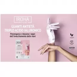 Guanti Maschera Anti Età Iroha con Acido Ialuronico Guanti Maschera Anti Età Iroha con Acido Ialuronico