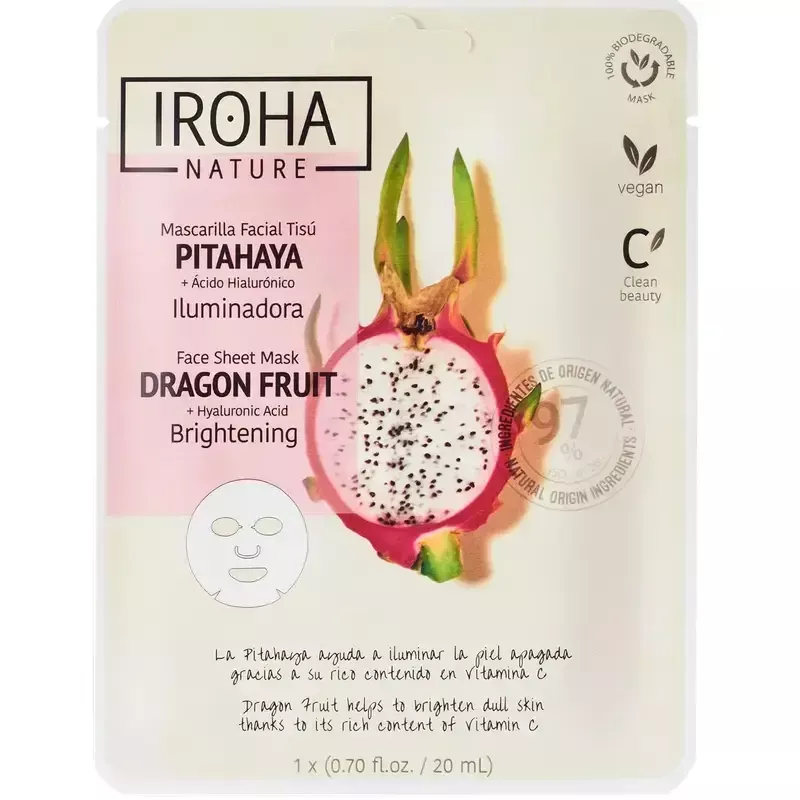 Iroha Maschera Viso al Pitaya per Pelle Luminosa Iroha Maschera Viso al Pitaya per Pelle Luminosa