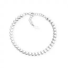 Bracciale Amen Cuori in Argento 925 – Eleganza e Amore