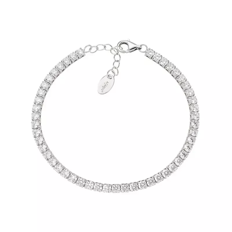 Amen Bracciale Tennis in Argento 925 e Zirconi Bianchi Amen Bracciale Tennis in Argento 925 e Zirconi Bianchi