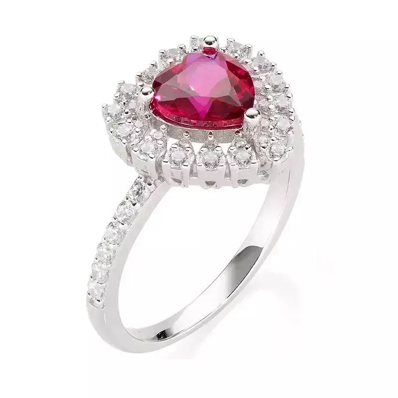 Anello Amen Stardust Cuore Rosso – Argento 925 Anello Amen Stardust Cuore Rosso – Argento 925