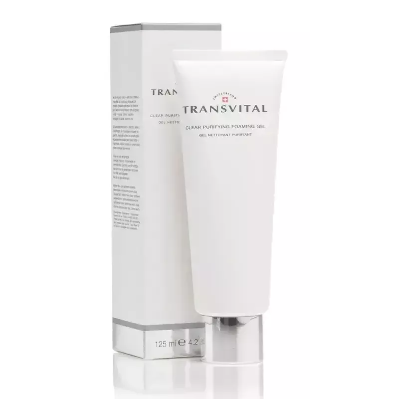 Transvital Clear Purifying Foaming Gel 125ml - Profumeria Italia Transvital Clear Purifying Foaming Gel 125ml - Profumeria Italia