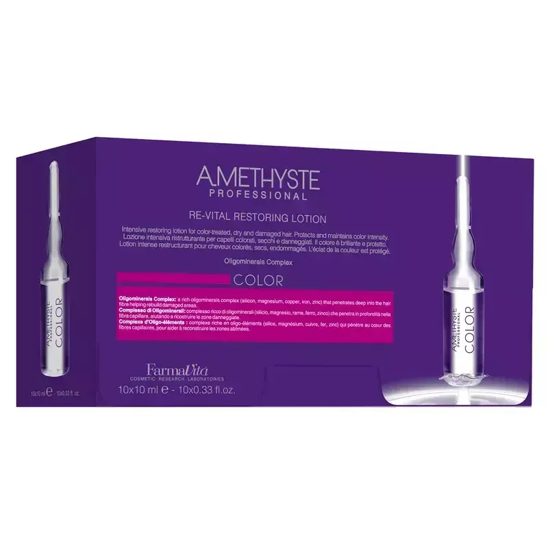 Farmavita Amethyste Fiale Color Re-Vital per Capelli Danneggiati Farmavita Amethyste Fiale Color Re-Vital per Capelli Danneggiati