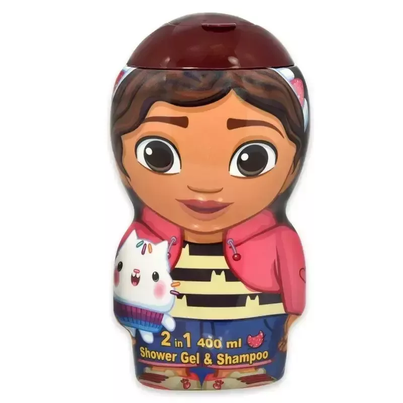 Shampoo 2 in 1 Gabby's Dollhouse 400ml per Bambini Shampoo 2 in 1 Gabby's Dollhouse 400ml per Bambini