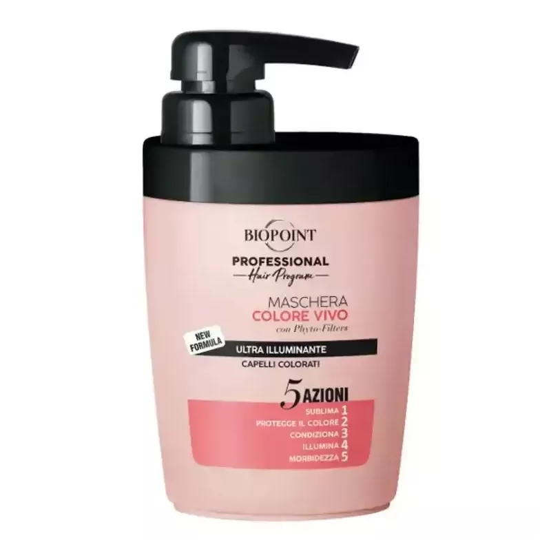 Biopoint Maschera Colore Vivo 300ml – Capelli Brillanti