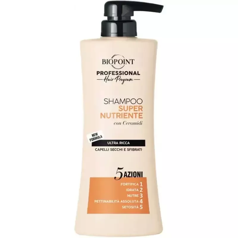 Biopoint Shampoo Super Nutriente 400ml | Capelli Morbidi