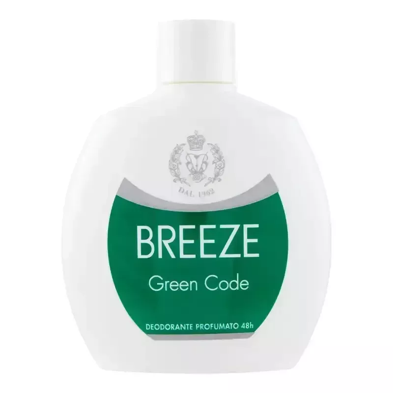 Deodorante Uomo Breeze Green Code Squeeze 100ml Deodorante Uomo Breeze Green Code Squeeze 100ml