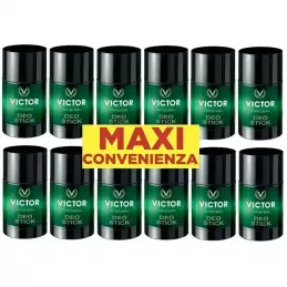 Victor Original Stick 75ml – Pack 12 pezzi Freschezza Uomo